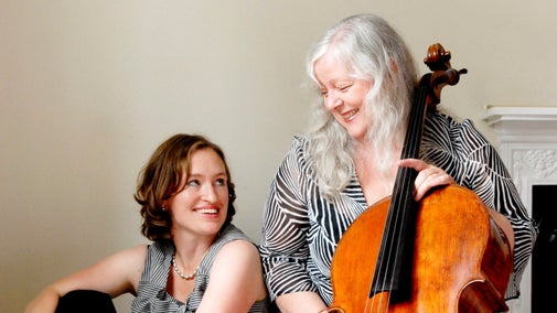 Corinne Frost (cello) and Janine Parsons (piano)